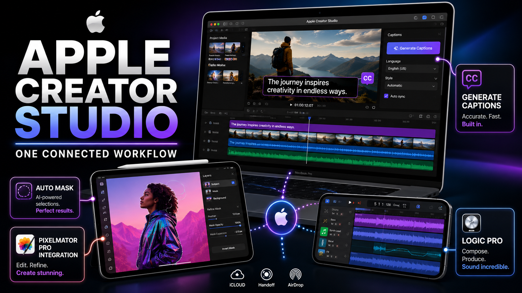 Apple Creator Studio Is Becoming One Connected Creative Workflow