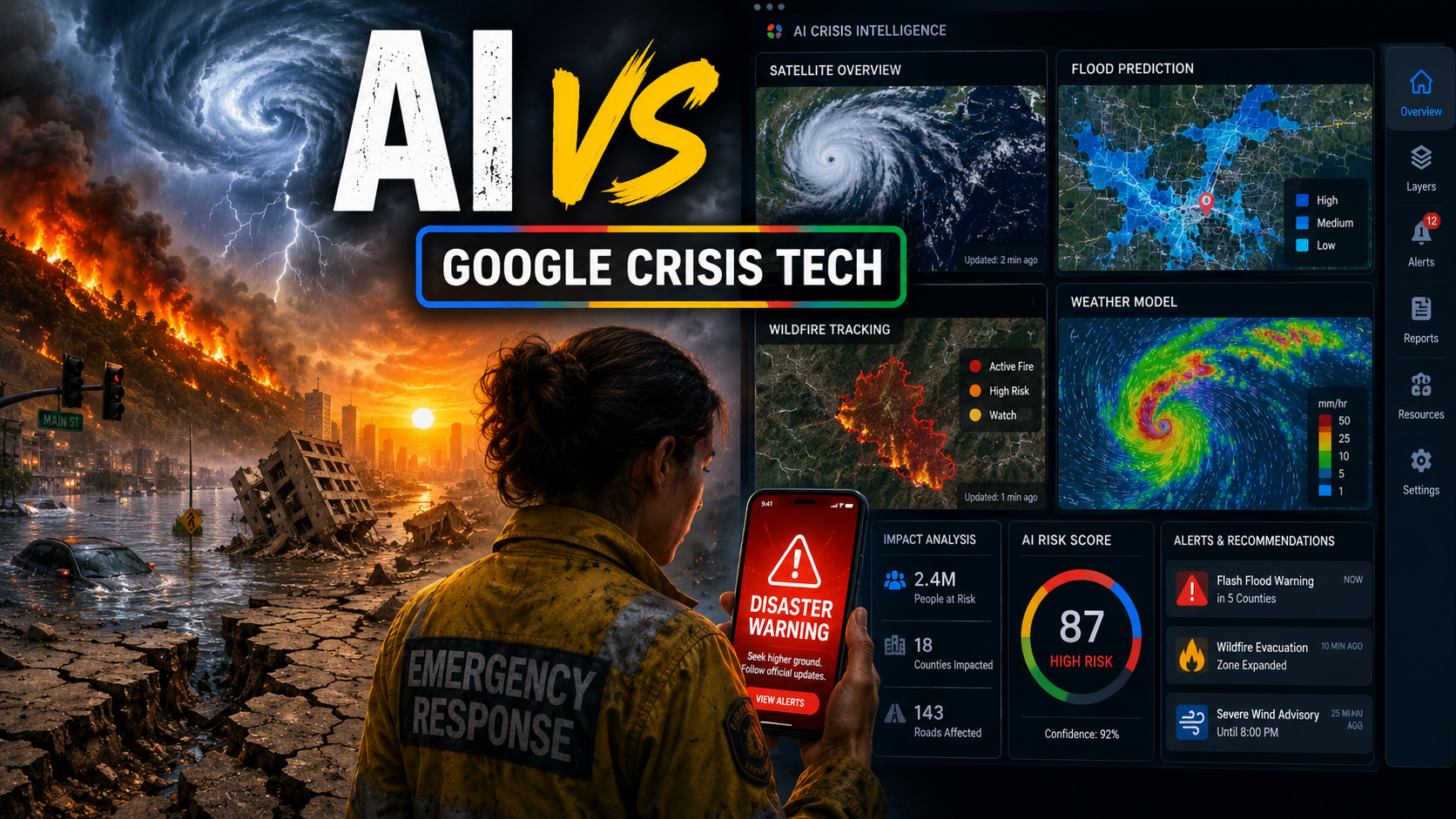 Google’s AI Disaster Response Plan: Floods, Wildfires and Crisis Alerts