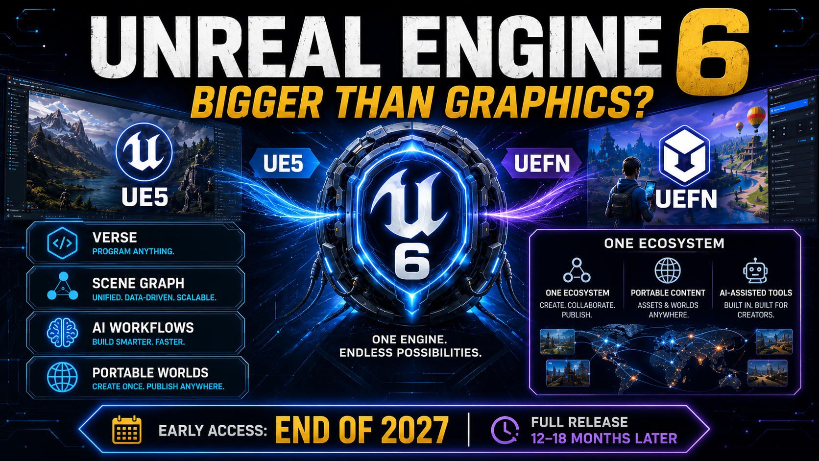 Unreal Engine 6 Will Merge UE5 And UEFN